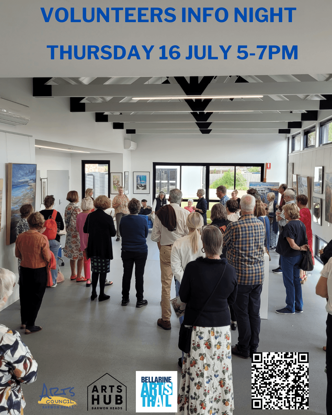 Volunteers Information Night & Enjoy Geelong Sculptors Exhibition