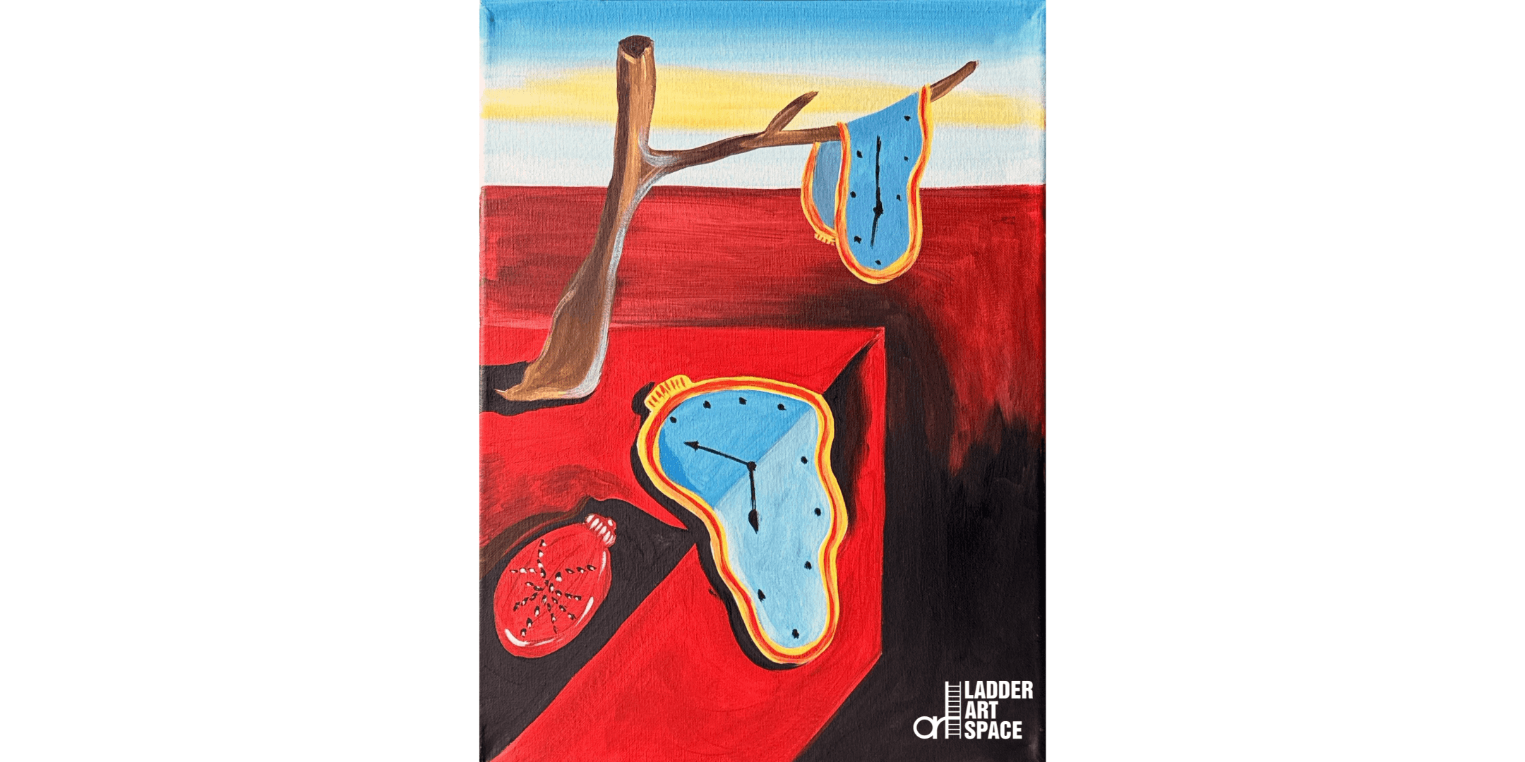 Paint and Sip in Melbourne: Dali's Melted Time