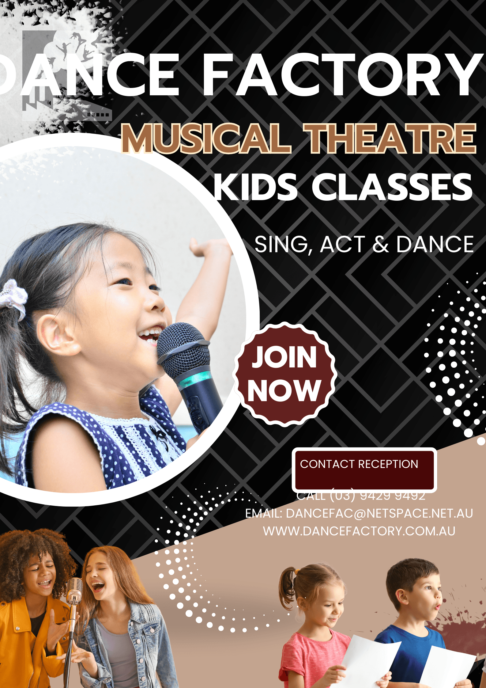 Kids Musical Theatre Classes Ages 7-14