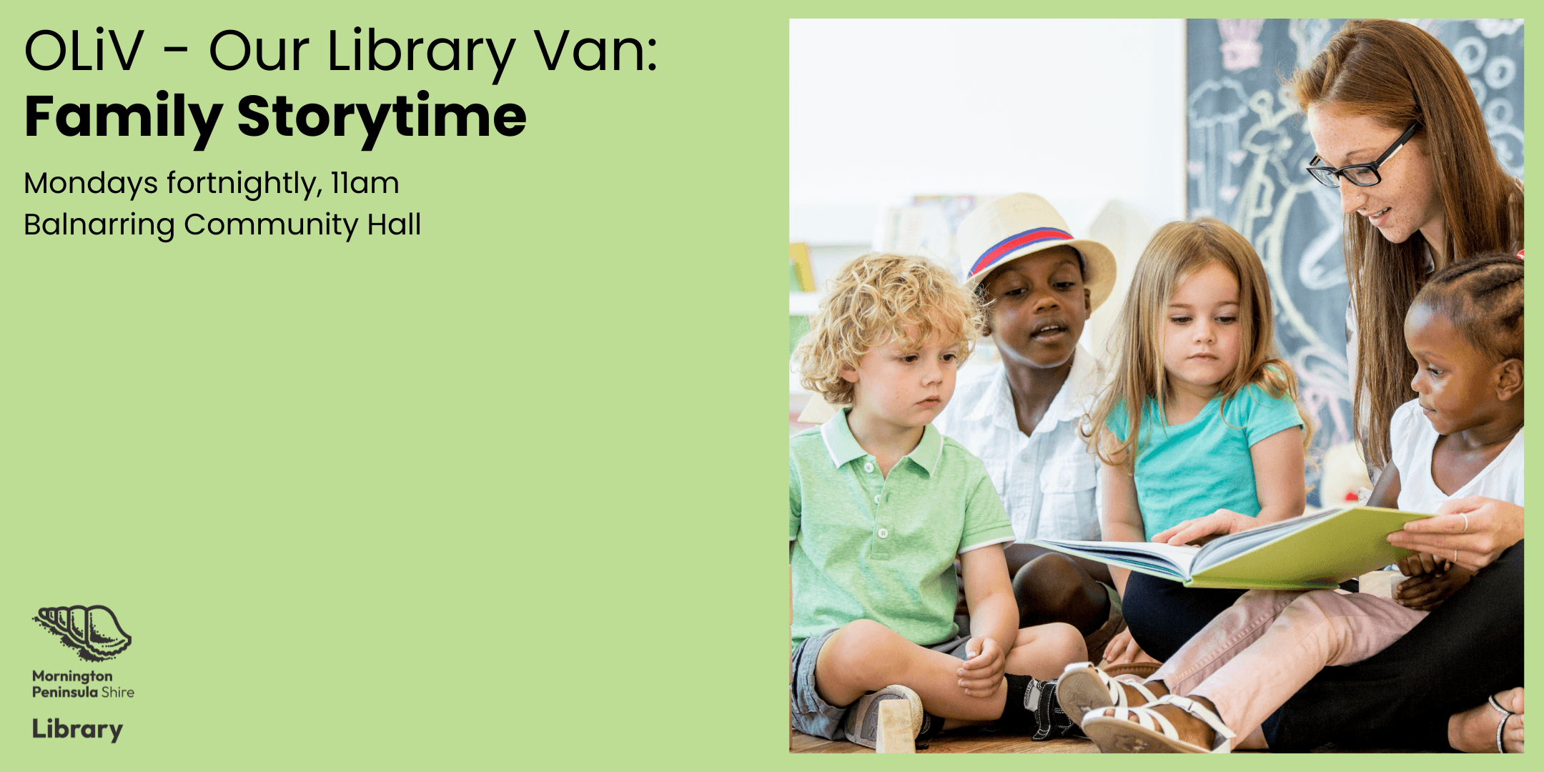 Our Library Van: Family Storytime - Balnarring Community Hall