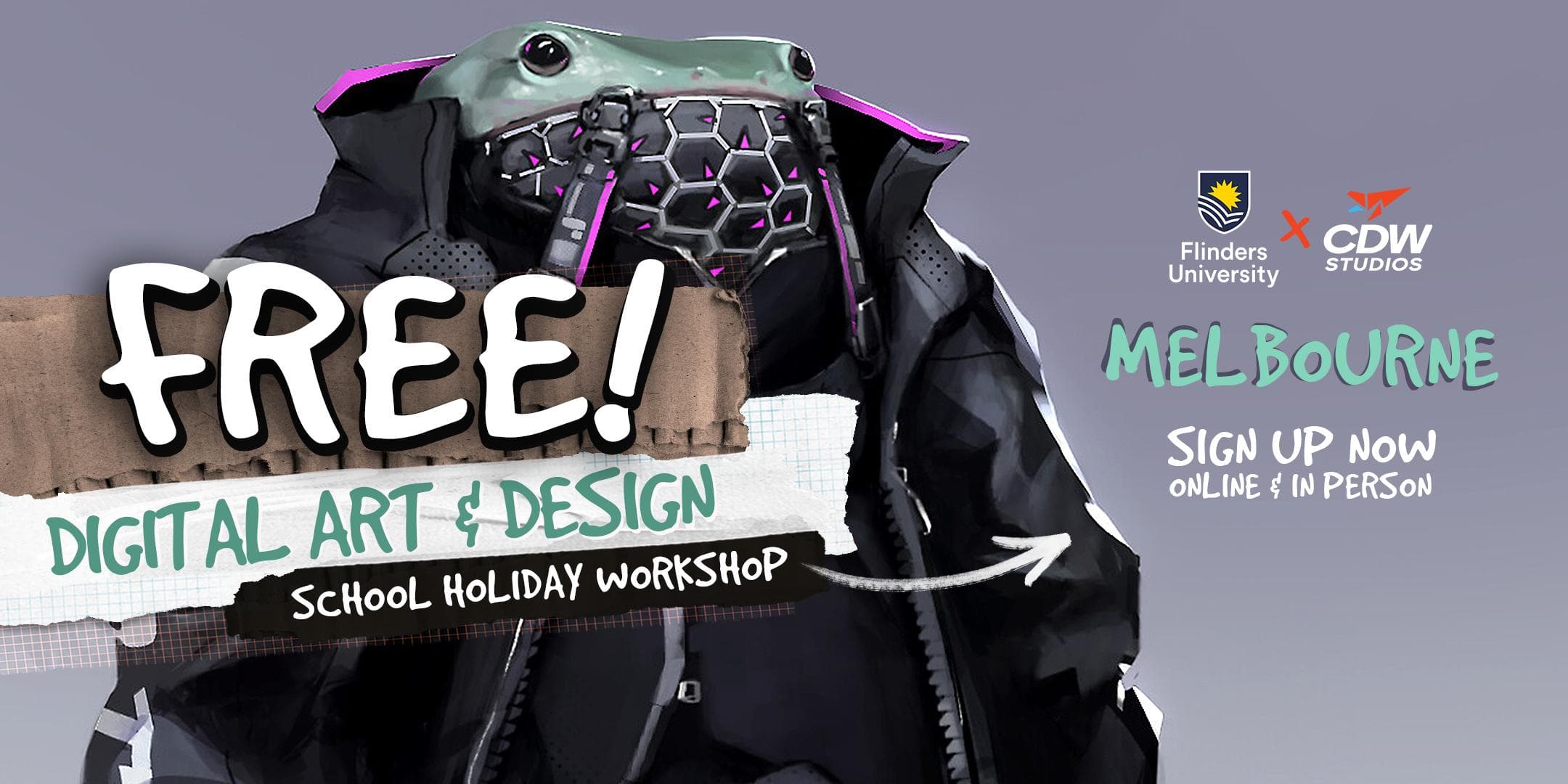Digital Art - Holiday Workshop at CDW Studios - Melbourne & Online (JUN 30)