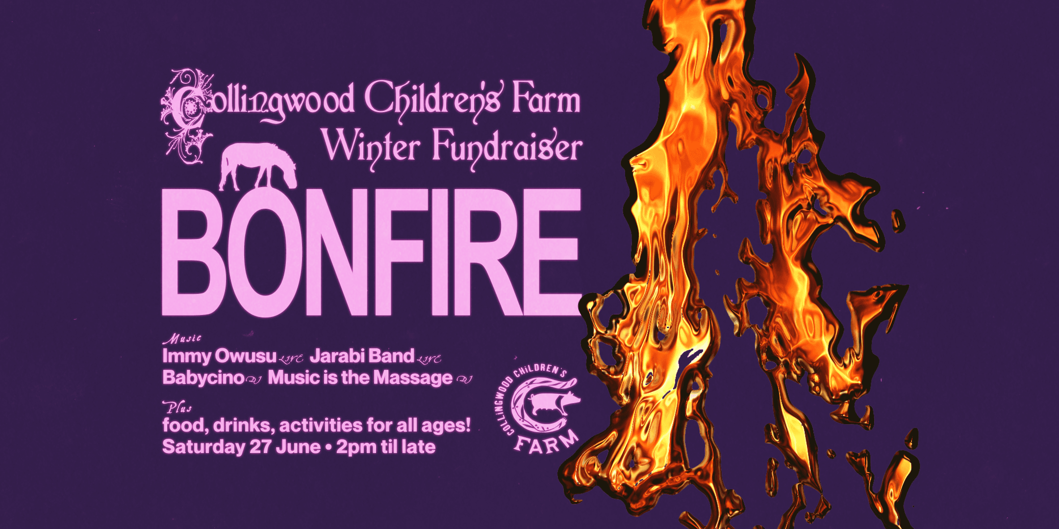 Collingwood Children's Farm Winter Bonfire Fundraiser