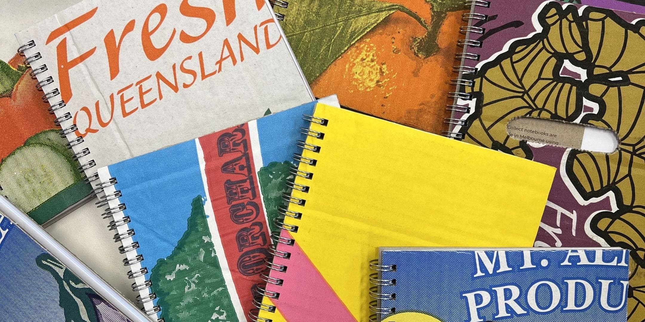 Turning the page on reuse: upcycled notebook workshop with Green Collect