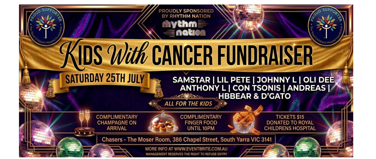 Kids With Cancer Fundraiser Event!