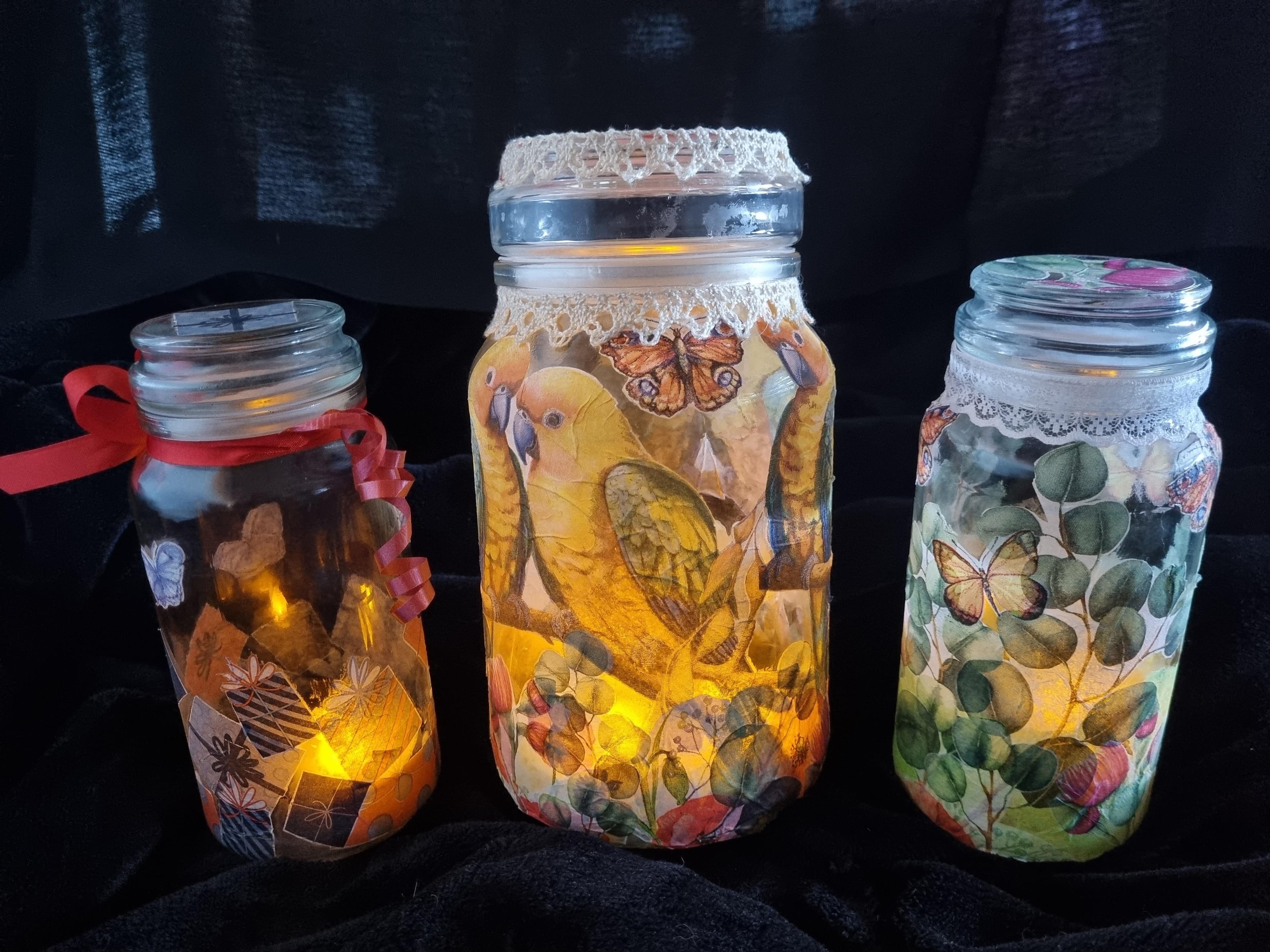 Decoupage Glowing Glass @ Keon Park Children's Hub