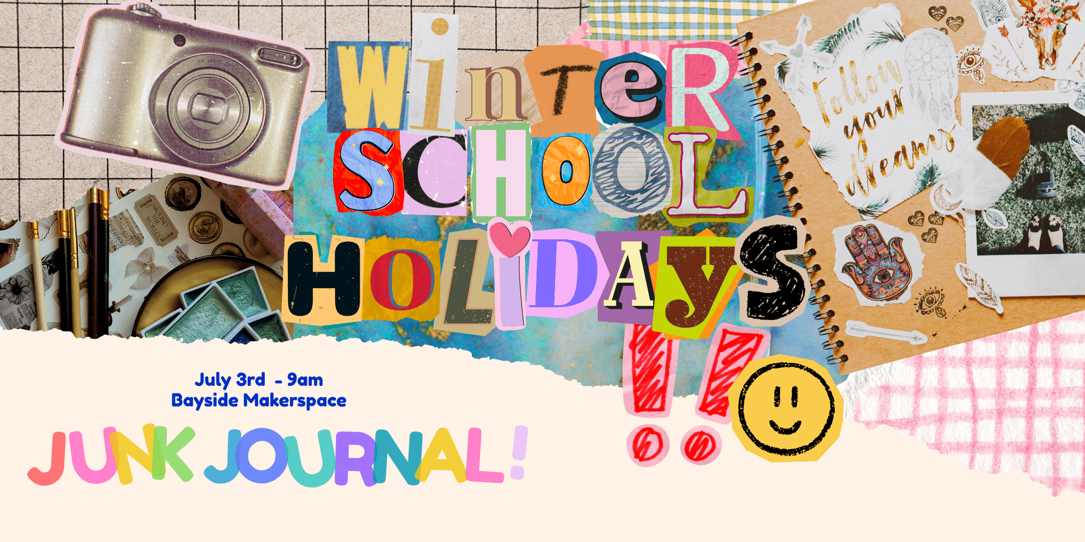 Winter School Holidays | Junk Journaling