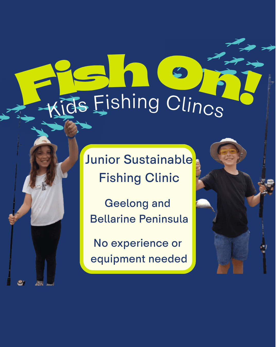Fish On! School Holiday Fishing Clinics (Portarlington)