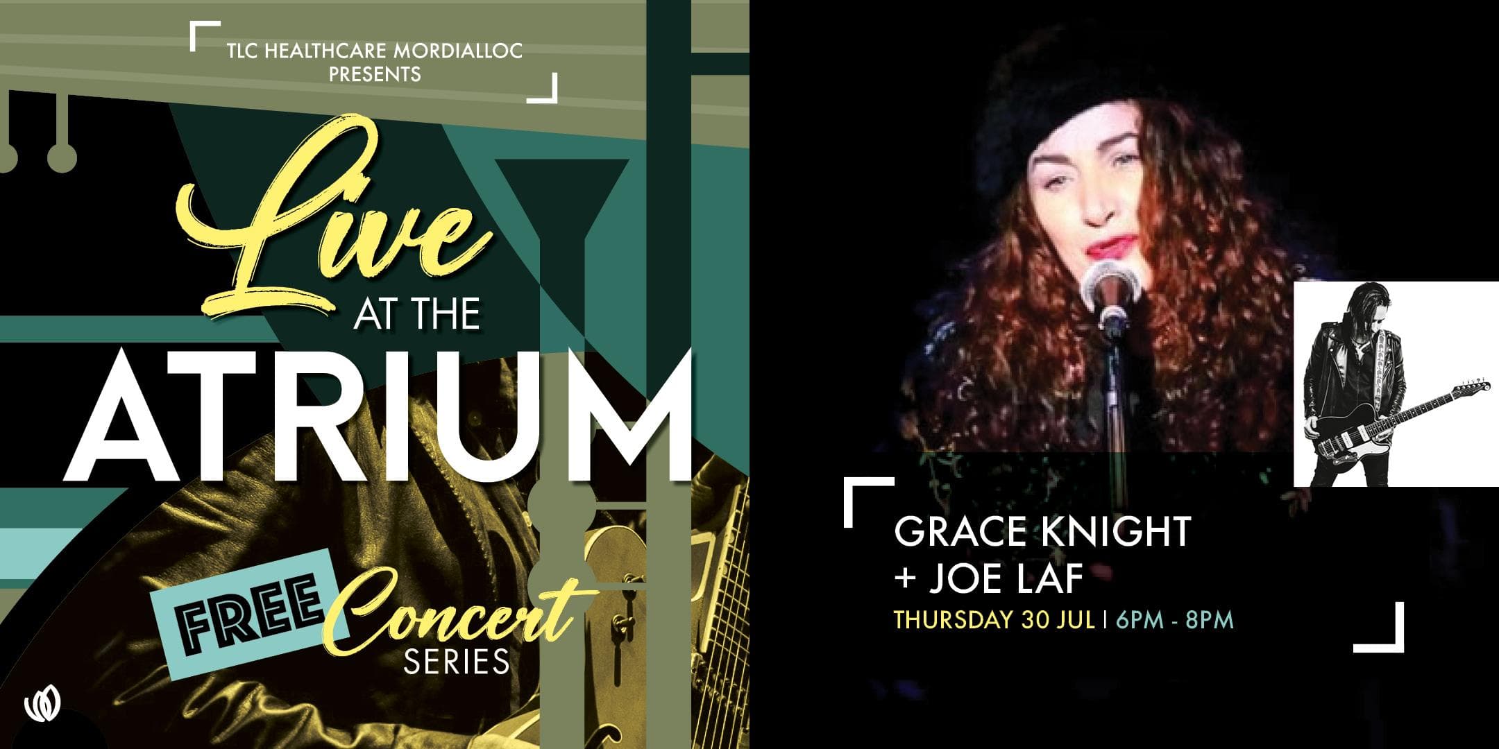 Live at the Atrium: Grace Knight supported by Joe Laf