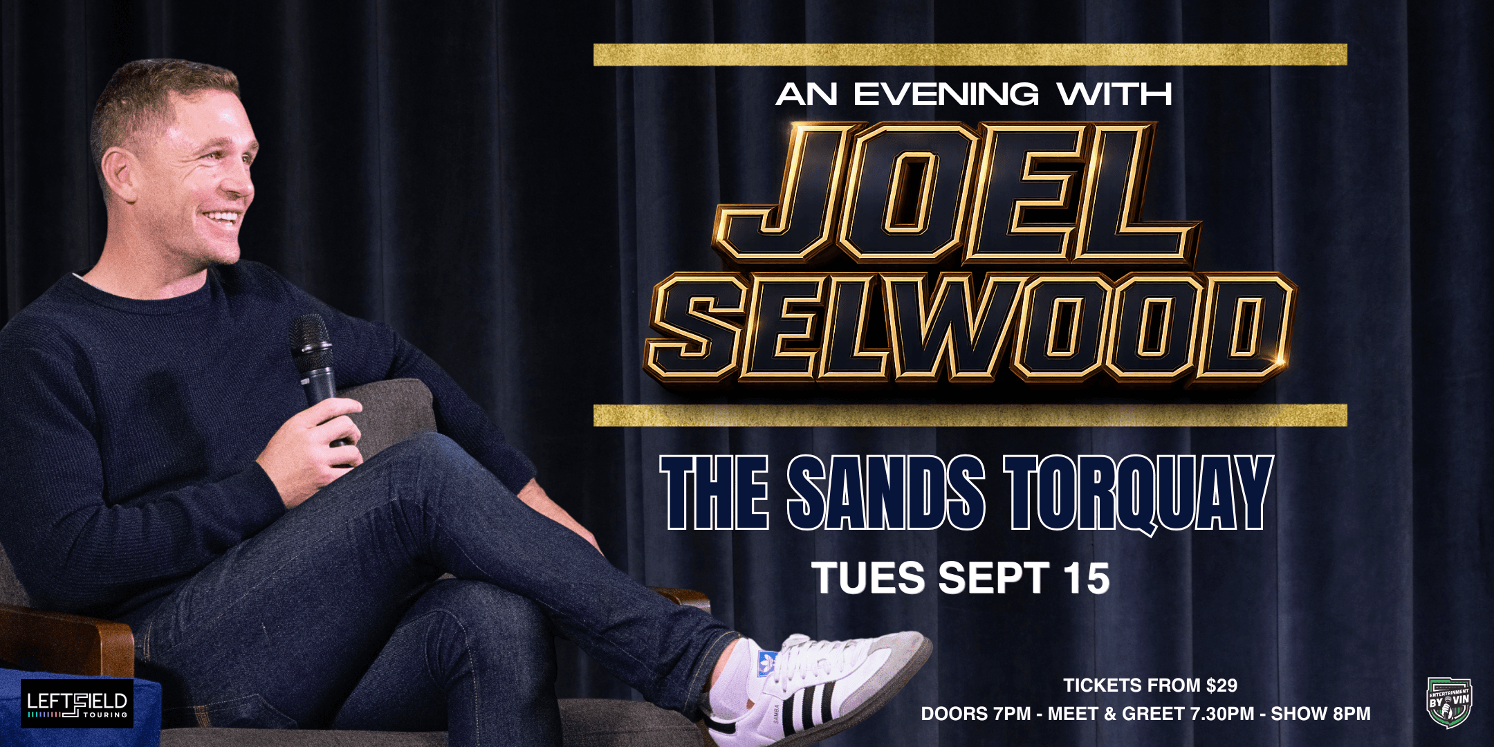 An Evening with Joel Selwood LIVE at The Sands, Torquay!
