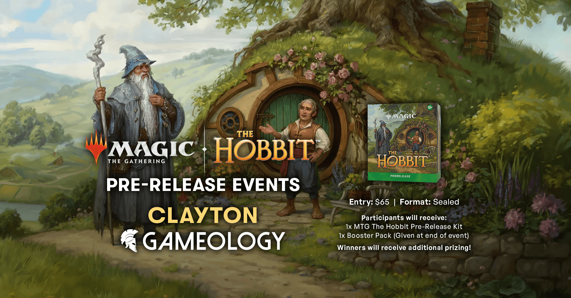 MTG - The Hobbit Pre-Release - Gameology CLAYTON - 09/08/26