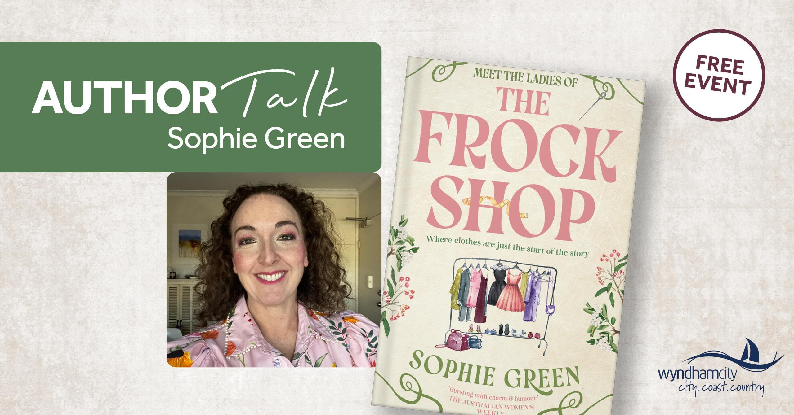 Author Talk: Sophie Green, The Frock Shop