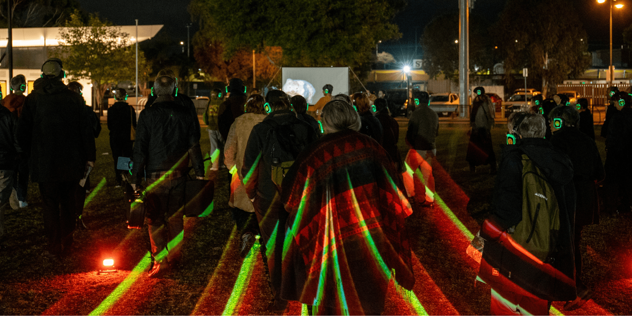 Earth After Dark: projection walking tour