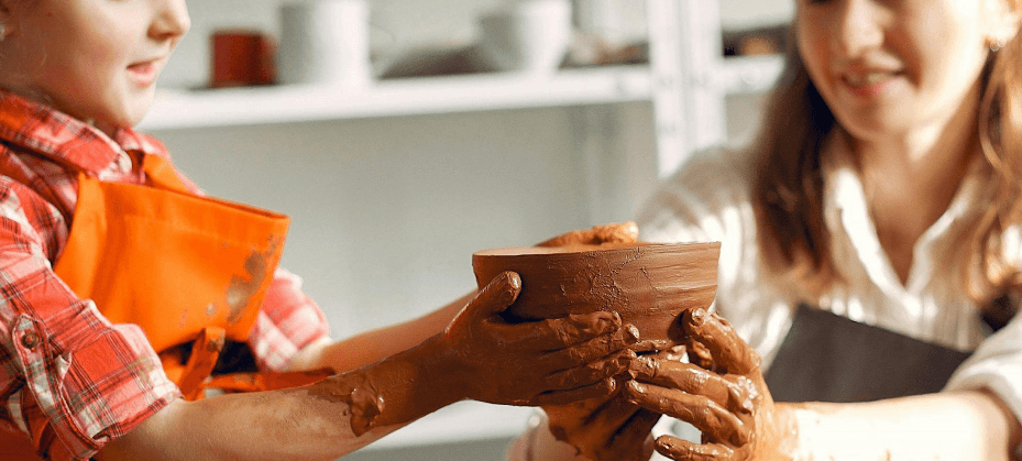 Holiday Workshop: Creative Together Pottery Play - Planter Pot Making