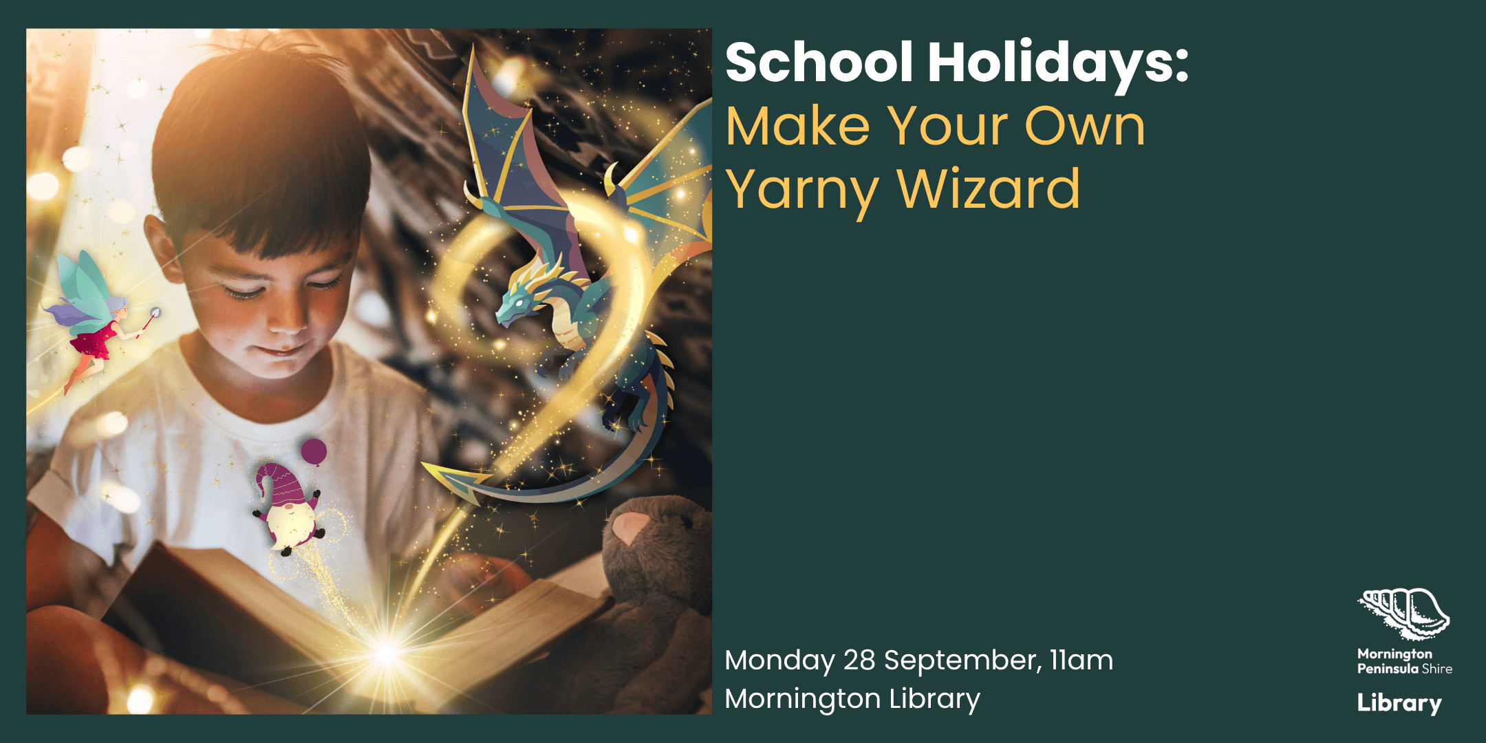 School Holidays: Make Your Own Yarny Wizard - Mornington Library