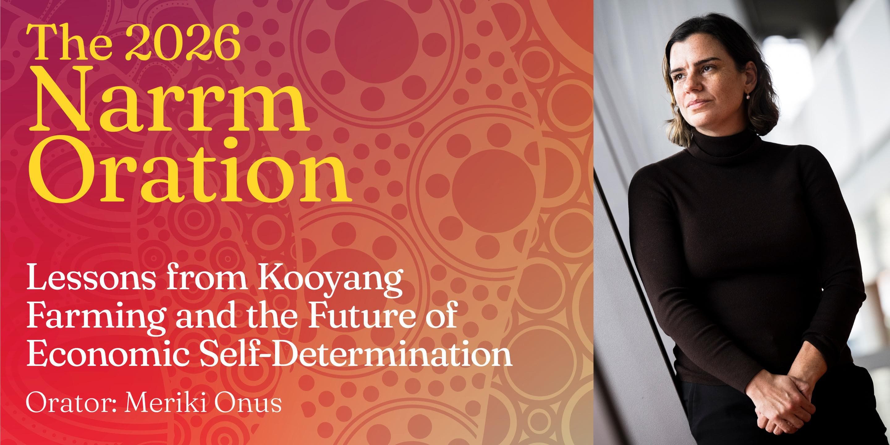 The Narrm Oration