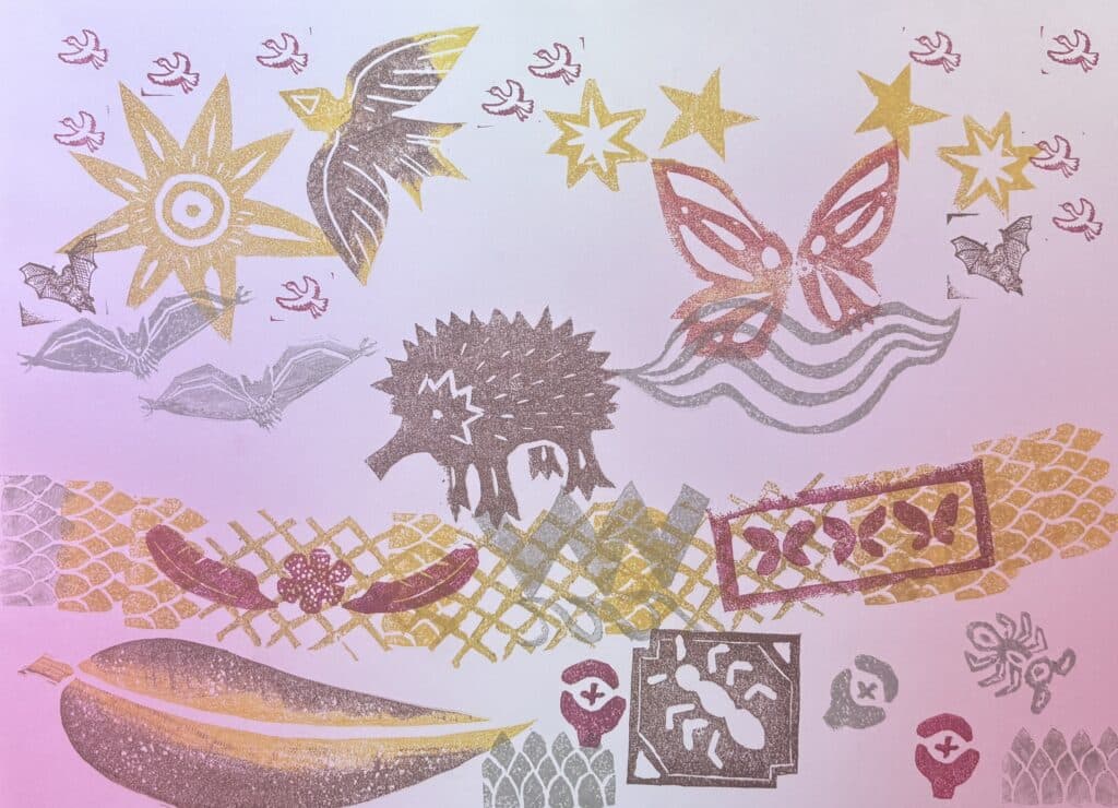 Stamping the Kulin Seasons: Warinj/Waring (Wombat) - Printmaking for Kids!                                                      with Elijah Money