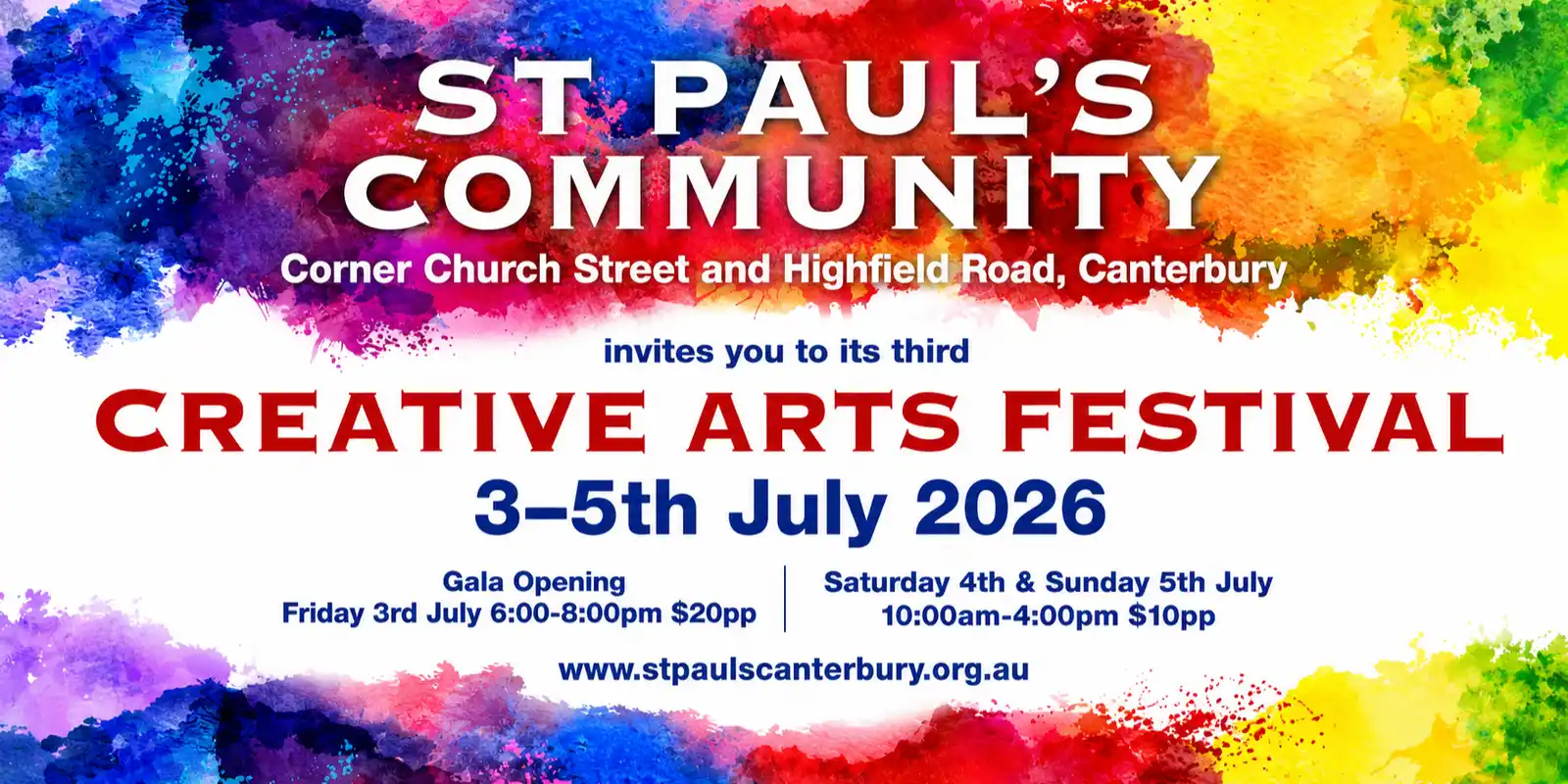 St Paul’s Community Creative Arts Festival