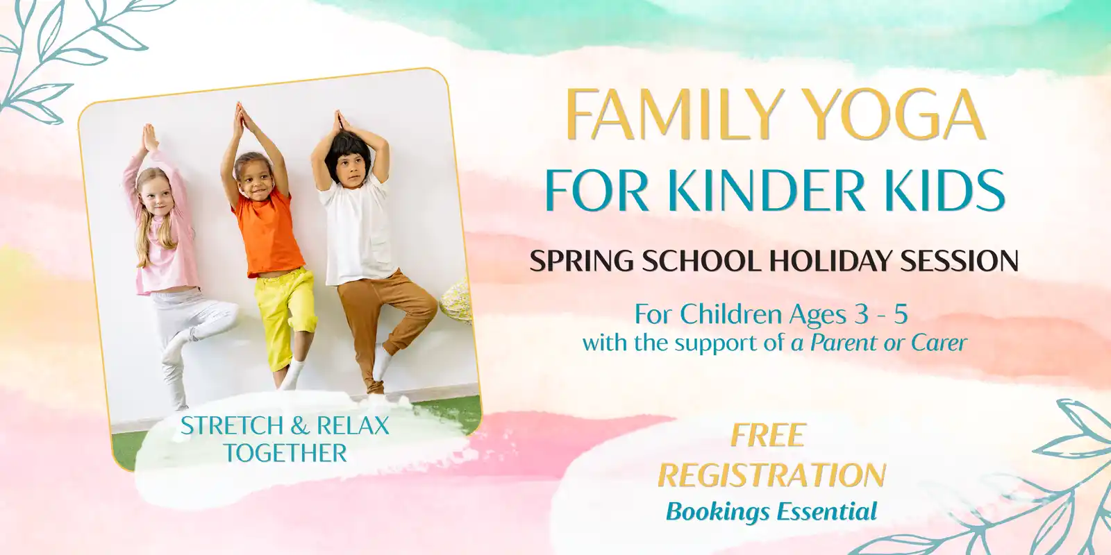 FREE COME & TRY SESSION - Family Yoga for Kinder Kids (Ages 3 - 5) @ Greensborough