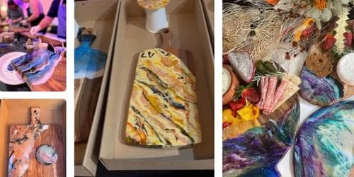 Tapestry of Culture –Resin Cheese Board workshop