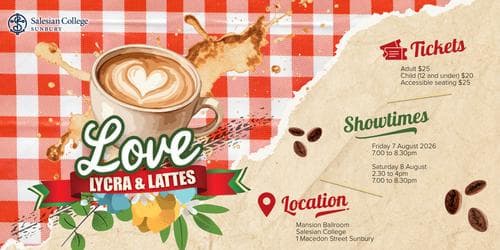 Love, Lycra &amp; Lattes - Salesian College Sunbury