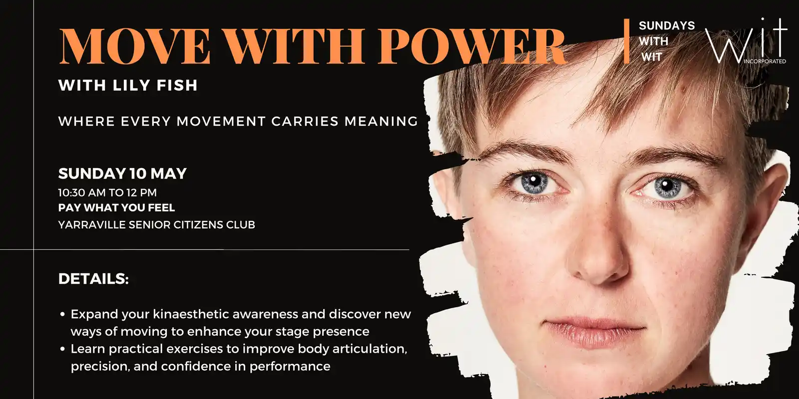 Workshop with Wit - Move with Power with Lily Fish