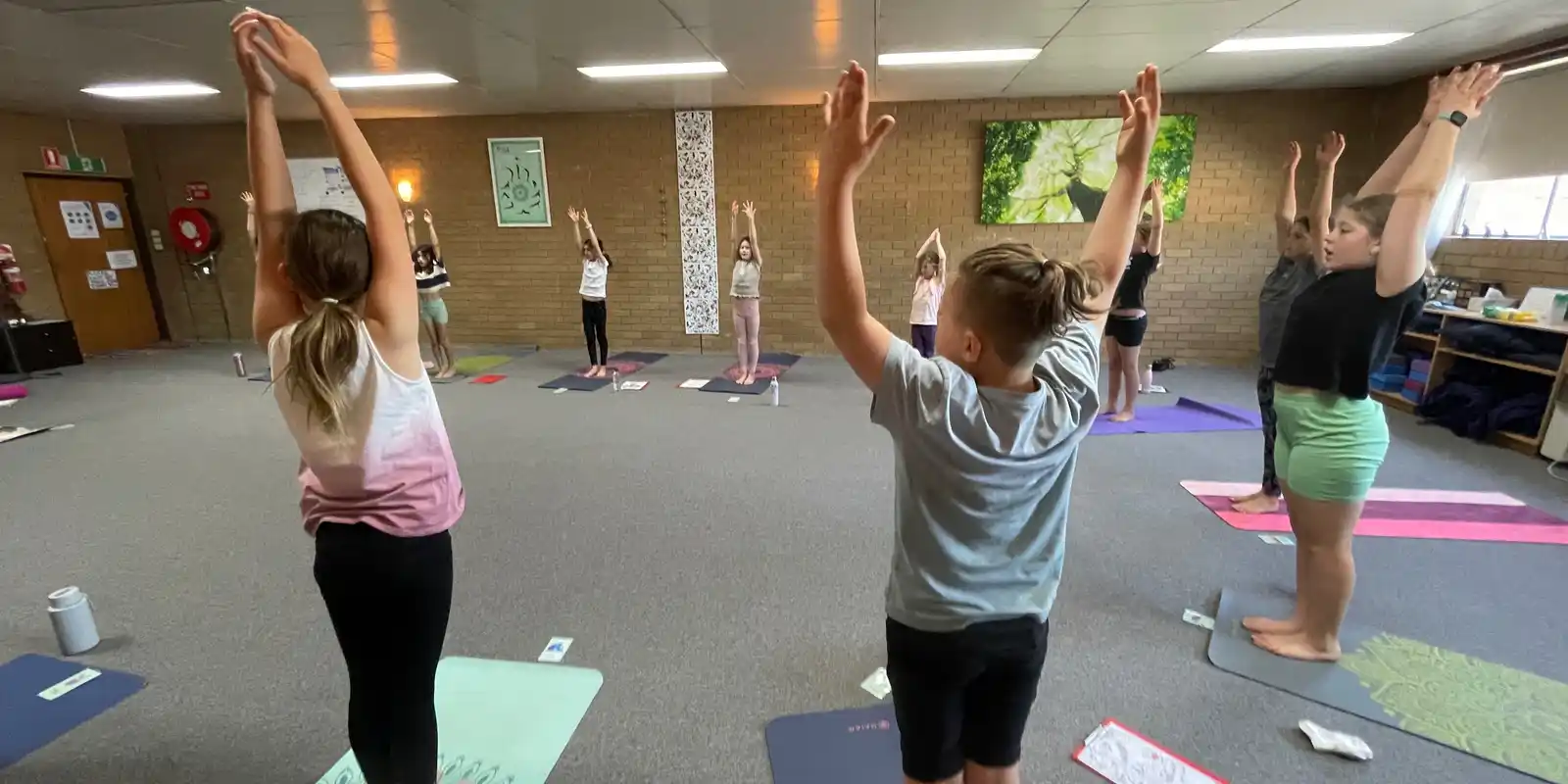 Tweens Mindful Movers yoga and wellbeing session