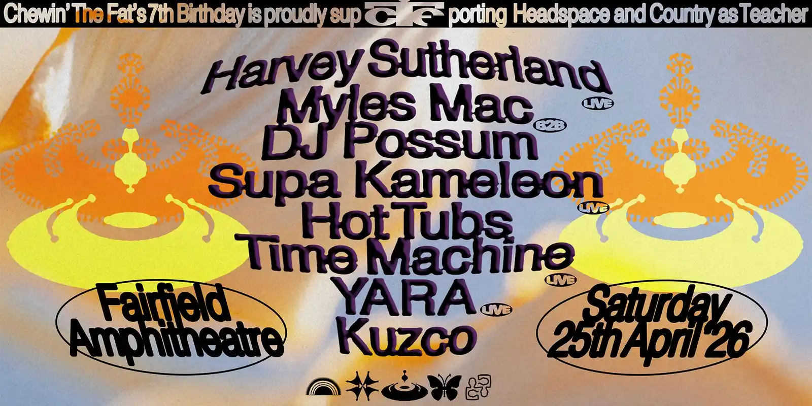 Chewin' the Fat's 7th Birthday @ Fairfield Amphitheatre