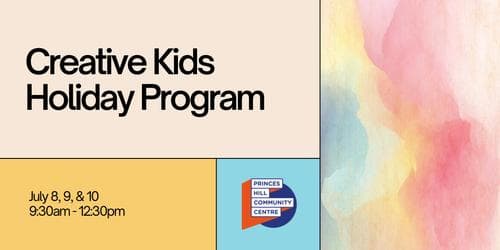 Creative Kids Holiday Program - July 2026