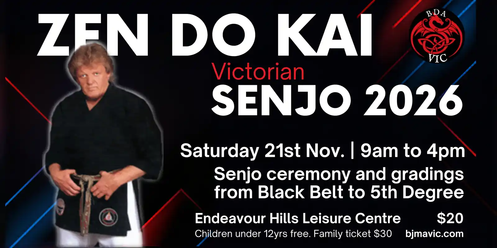 2026 State Zen Do Kai Grading and SENJO