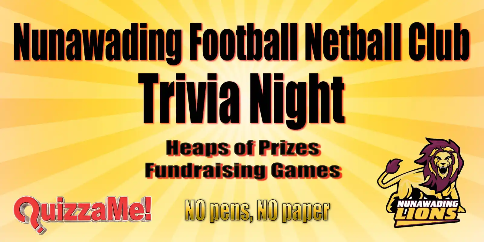 Nunawading FNC Trivia Night
