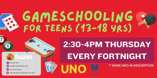Gameschooling Teens Program