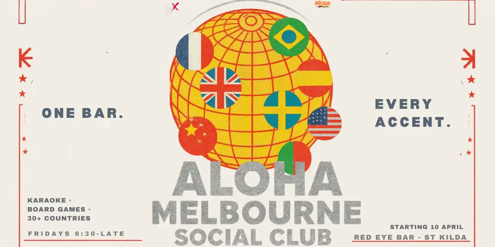 Aloha Melbourne Social Club @ Red Eye