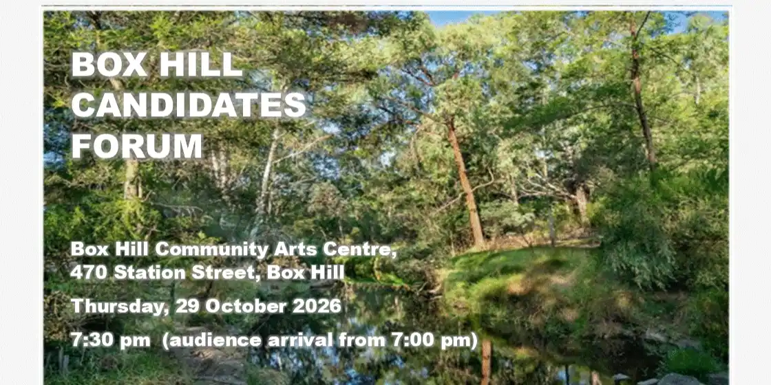 Box Hill Candidates Forum