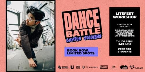 Dance Battle 2026: Litefeet Workshop with Phil Eazy