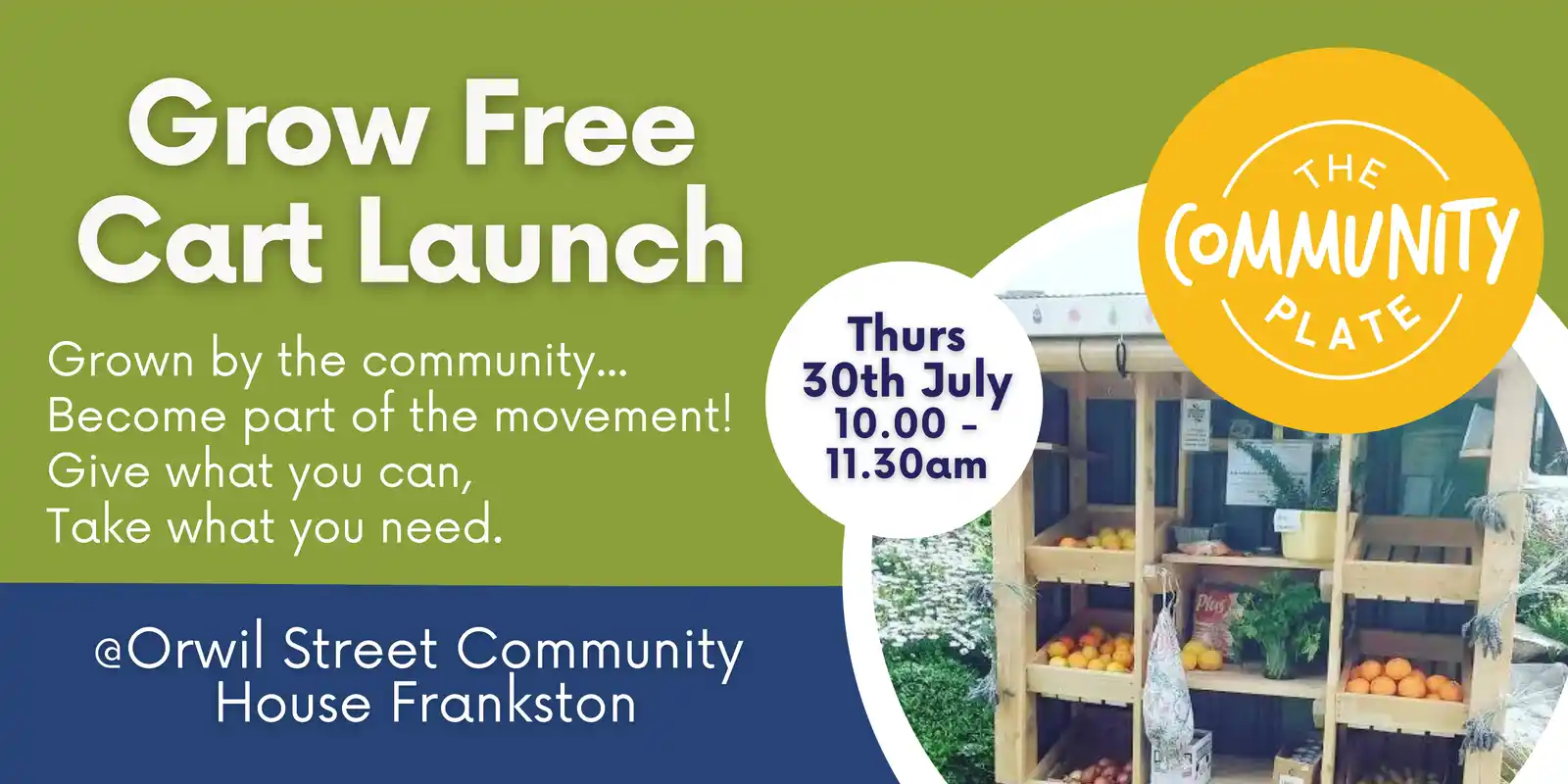 Grow Free Cart Movement Launch - Frankston