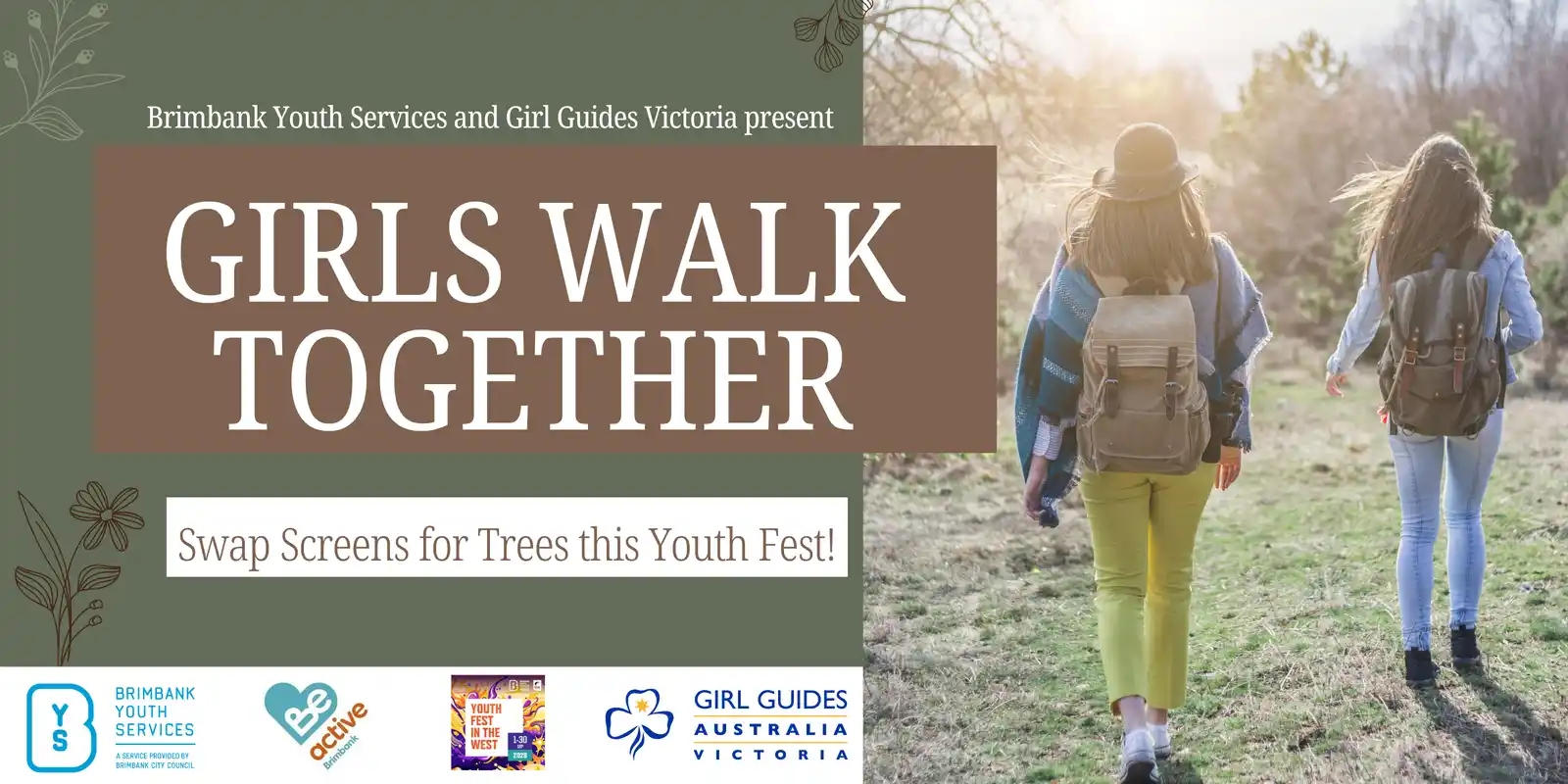 Brimbank Youthfest 2026: Girls Walk Together - Nature Walk