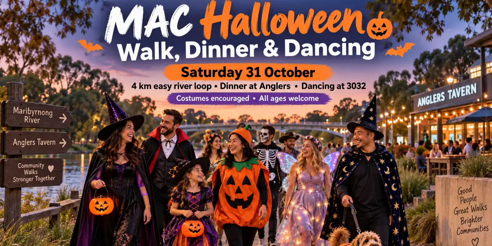 🎃 MAC Halloween Walk, Dinner & Dancing 👻 Saturday Night