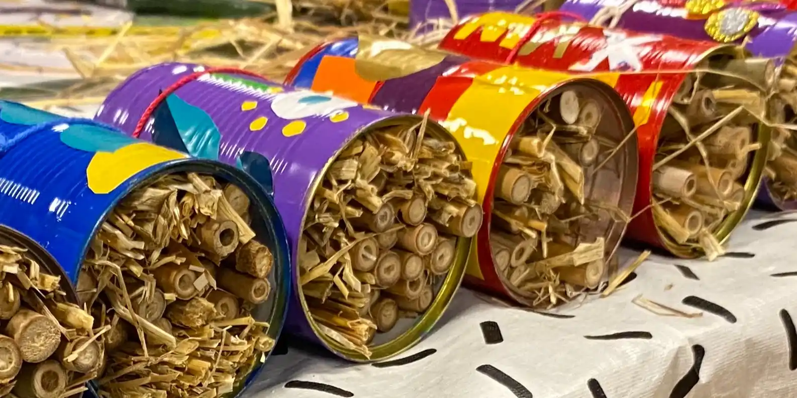 School holiday native bee hotel-making workshop