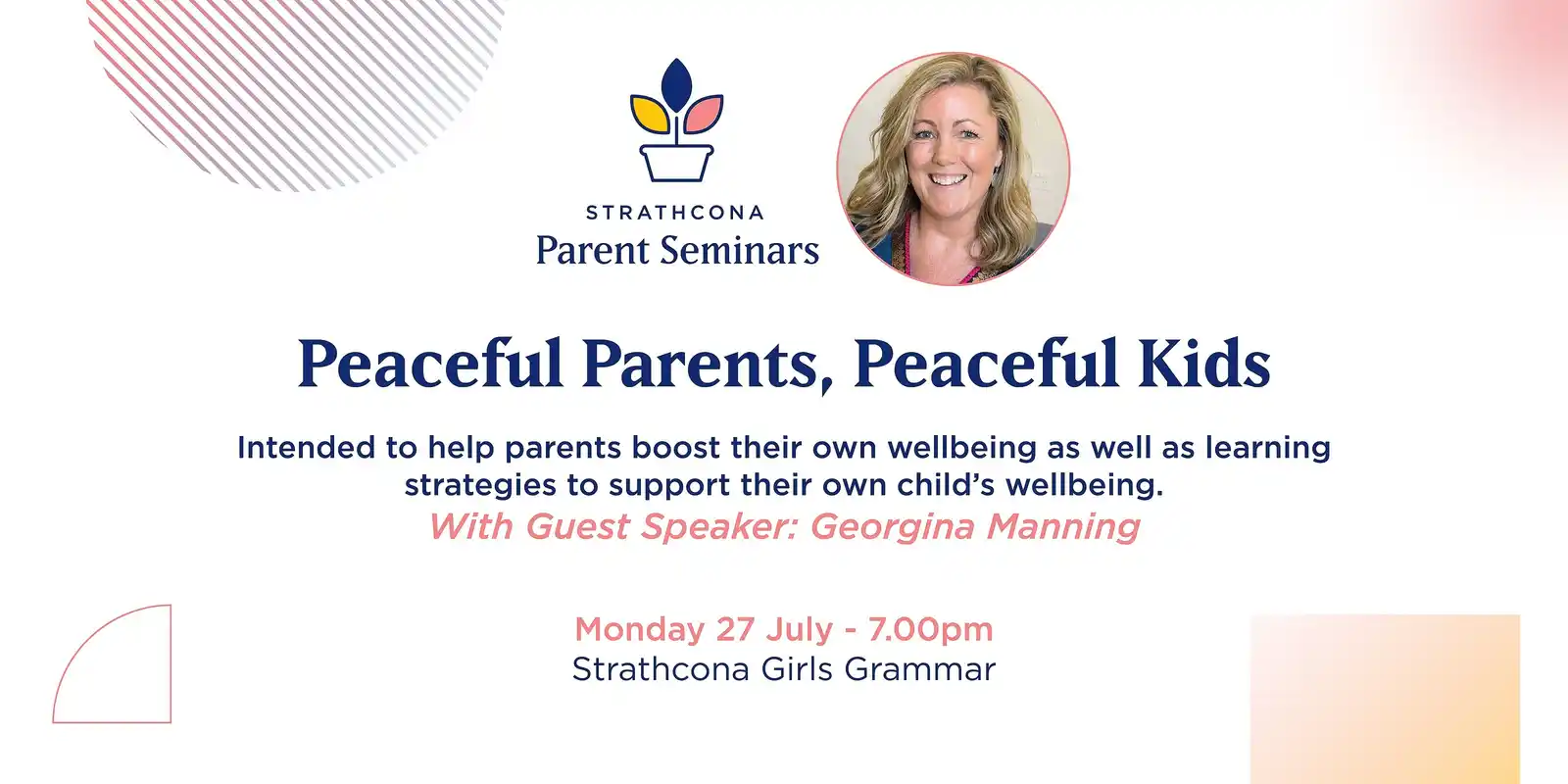 Strathcona Parent Seminar Series 2026: Peaceful Parents, Peaceful Kids