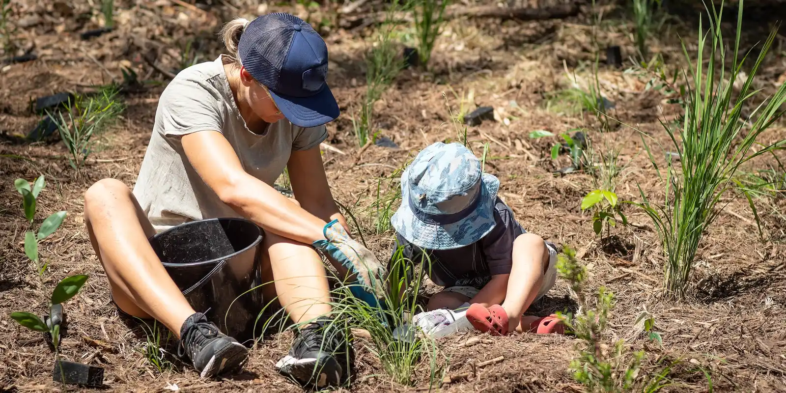 Community Planting Day at Belmont Park
