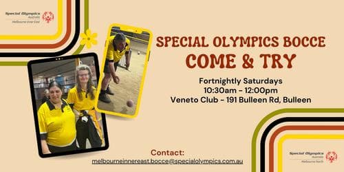Special Olympics MIE/MN Bocce Come & Try