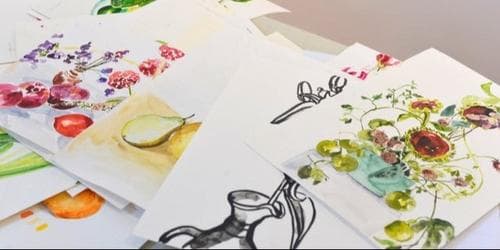 Nature-Based Drawing &amp; Watercolour Class
