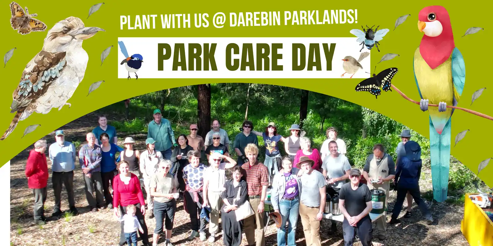 August Park Care Day at Darebin Parklands