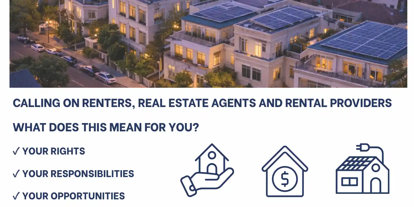 Community seminar on energy efficiency and electrification for rental homes