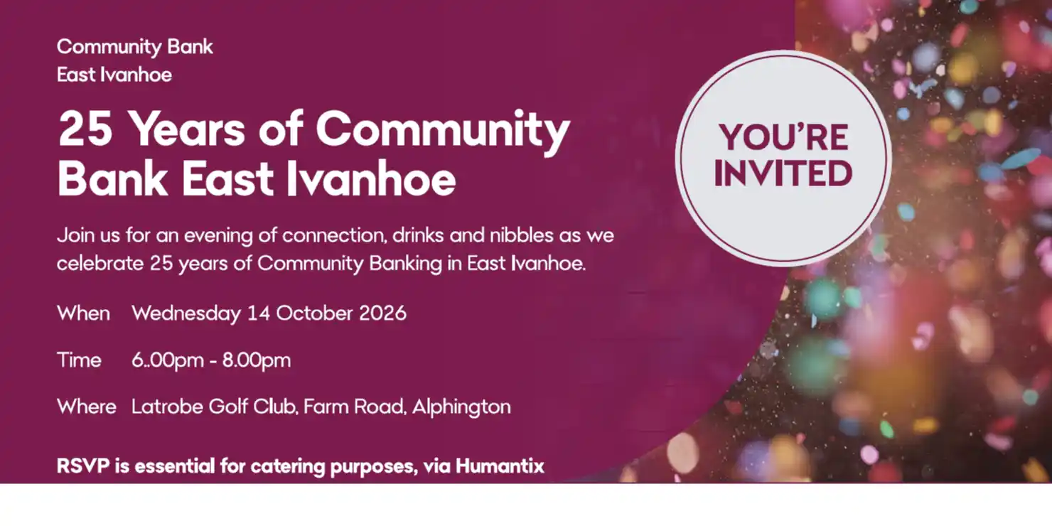 25 Years of Community Bank East Ivanhoe