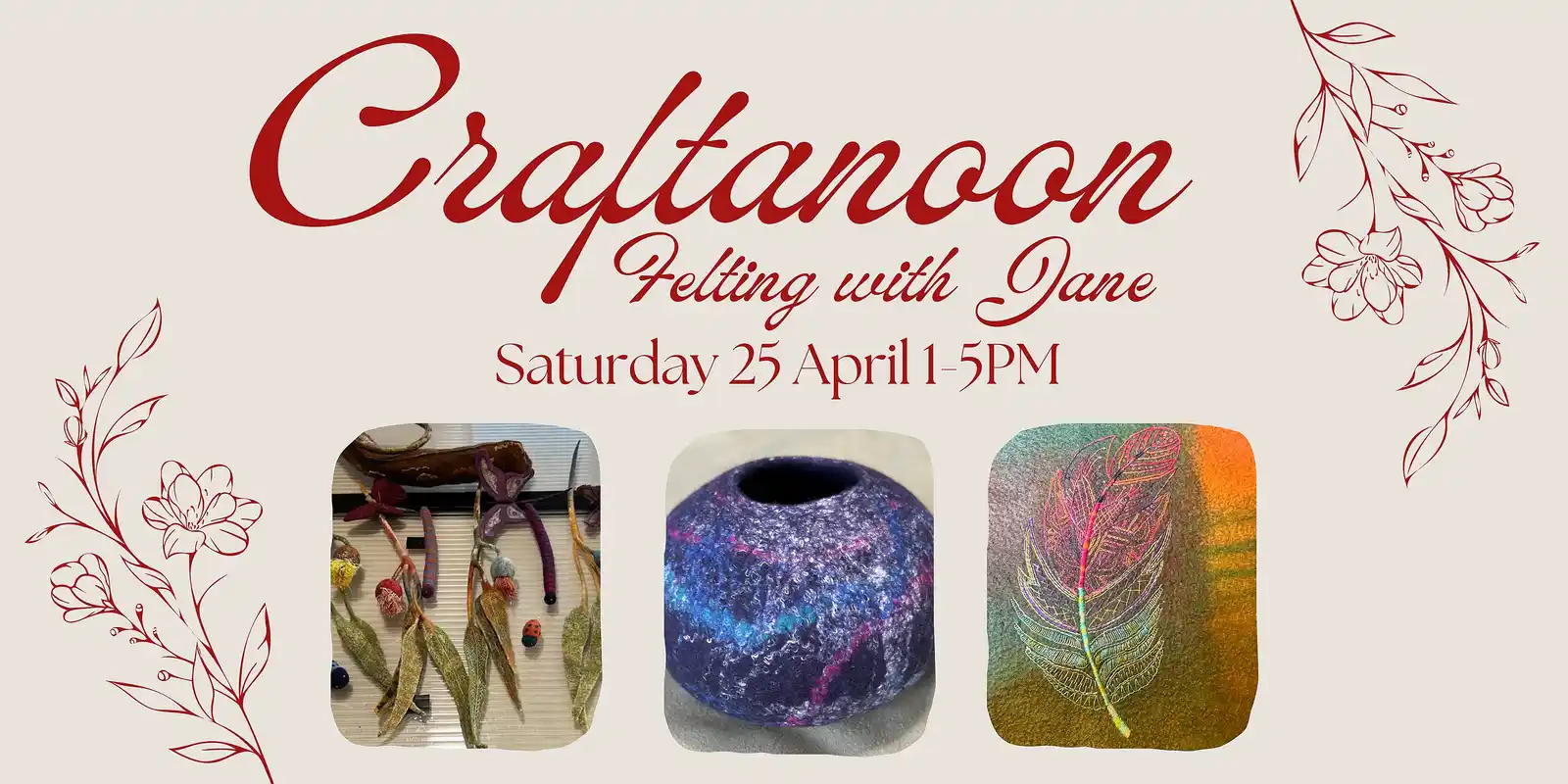 Craftanoon - Felting with Jane