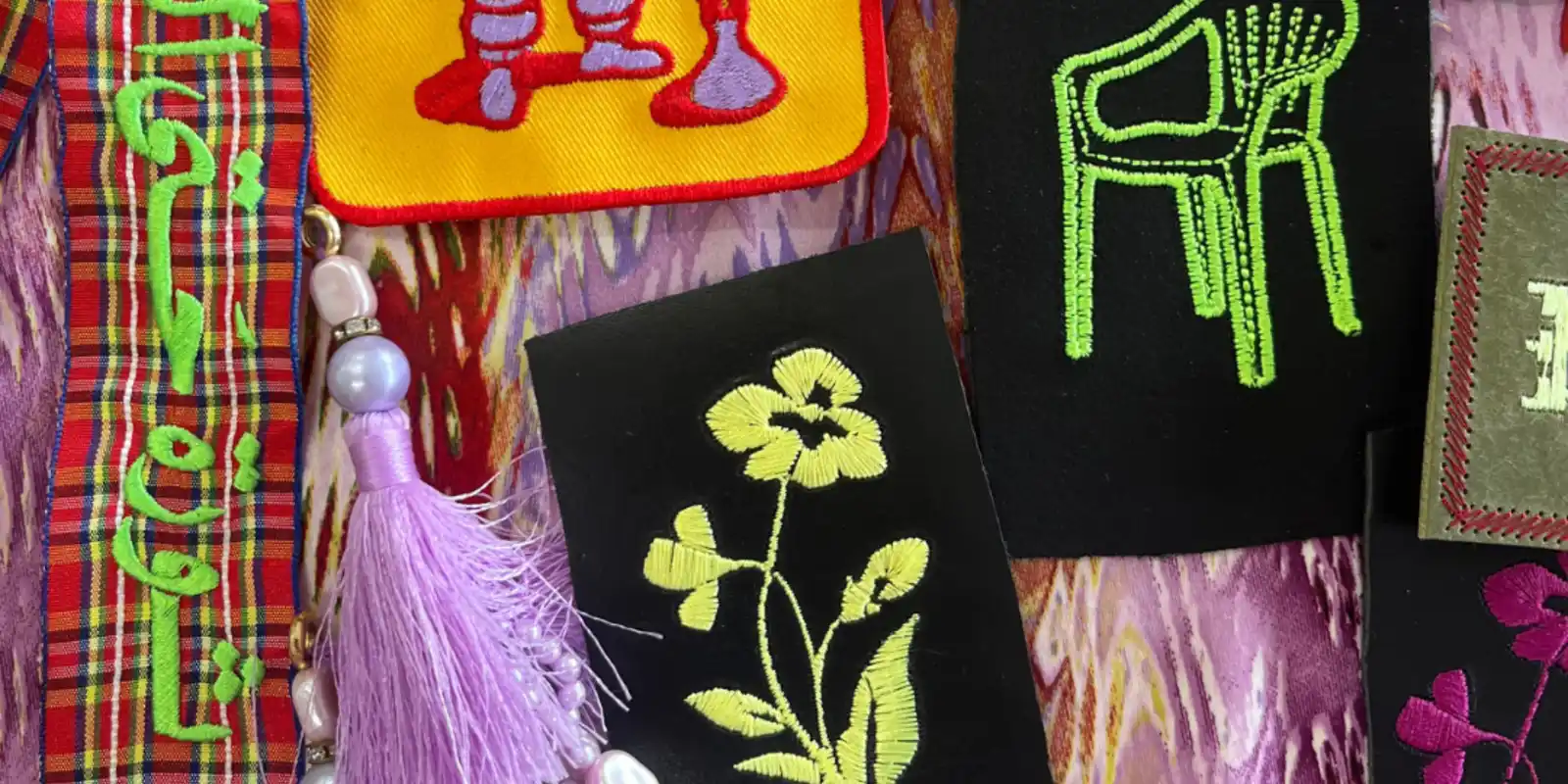 Machine Embroidery Upcycling Workshop at Fawkner Festa 2026 With Artist Safa El Samad
