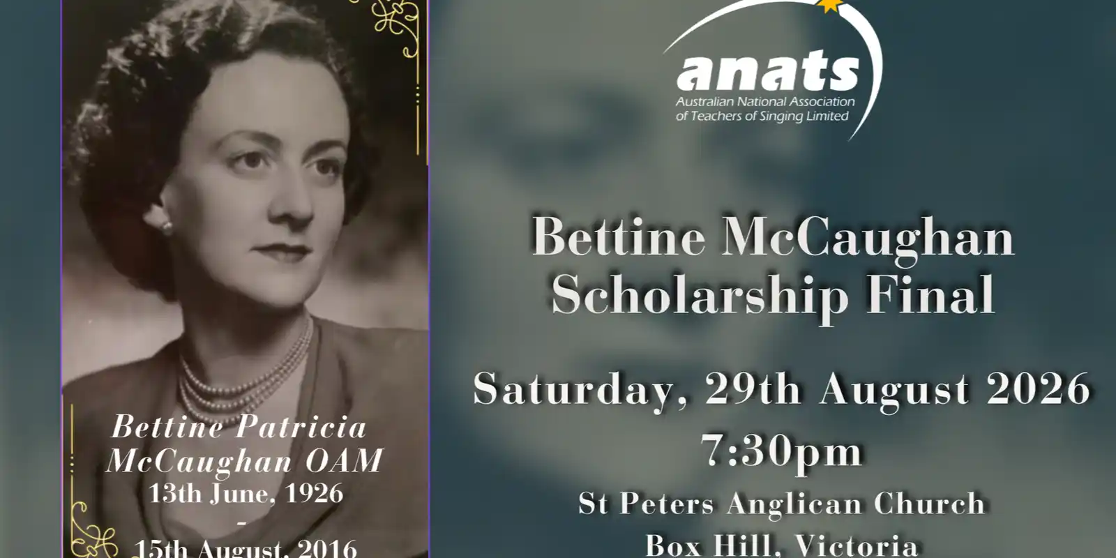 Bettine McCaughan Scholarship Final 2026