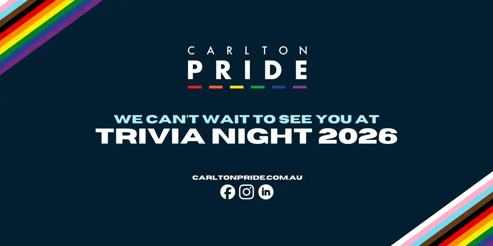 Carlton Pride 2026 Annual Trivia Night