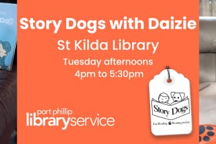 Story Dogs at St Kilda Library (Tuesday Afternoons)